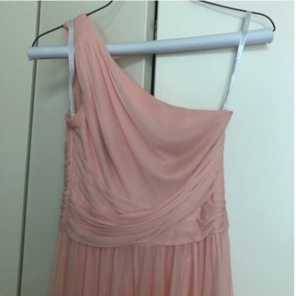 David’s Bridal Bellini One-Shoulder Dress - Picture 2 of 3